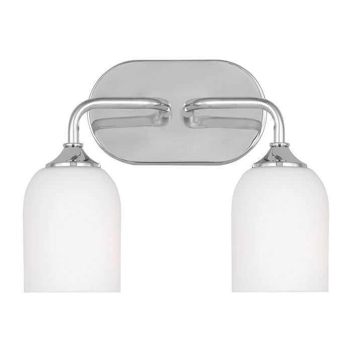 Generation Lighting. - GLV1022CH - Two Light Vanity - Emile - Chrome