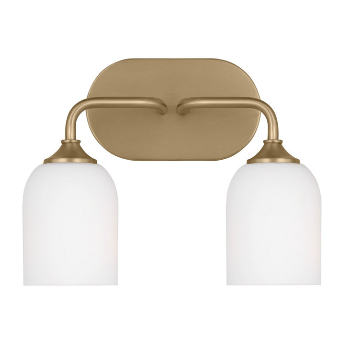 Generation Lighting. - GLV1022SB - Two Light Vanity - Emile - Satin Bronze