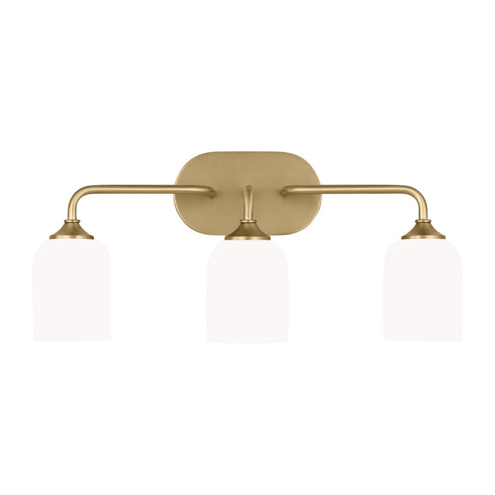 Generation Lighting. - GLV1023SB - Three Light Vanity - Emile - Satin Bronze