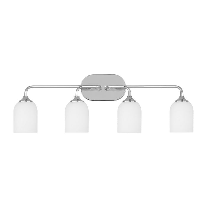 Generation Lighting. - GLV1024CH - Four Light Vanity - Emile - Chrome