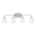 Generation Lighting. - GLV1024CH - Four Light Vanity - Emile - Chrome