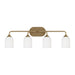 Generation Lighting. - GLV1024SB - Four Light Vanity - Emile - Satin Bronze