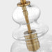 Generation Lighting. - 6536901-848 - One Light Pendant - Kea - Satin Brass