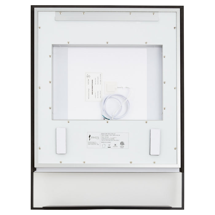 Quorum - 3-0902-15 - LED Mirror - Castore - Black