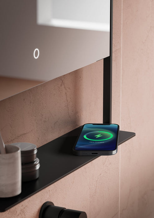 Quorum - 3-0902-15 - LED Mirror - Castore - Black