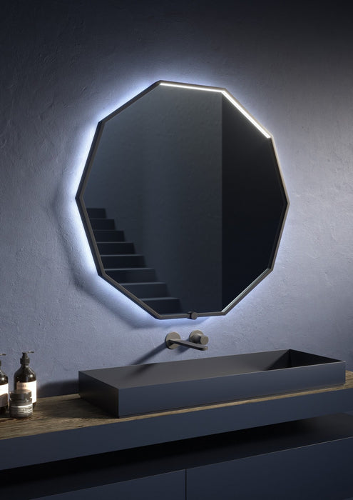 Quorum - 3-1003-15 - LED Mirror - Deca - Black