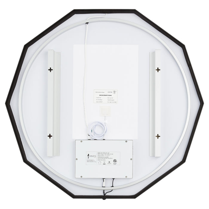 Quorum - 3-1003-15 - LED Mirror - Deca - Black