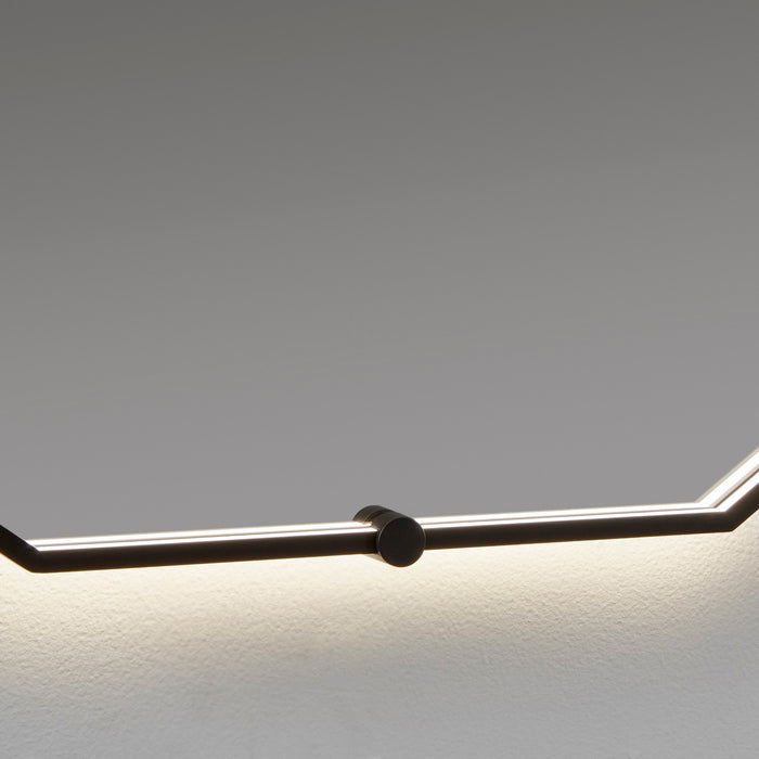 Quorum - 3-1004-15 - LED Mirror - Deca - Black