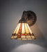 Meyda Tiffany - 250246 - One Light Wall Sconce - Belvidere - Mahogany Bronze