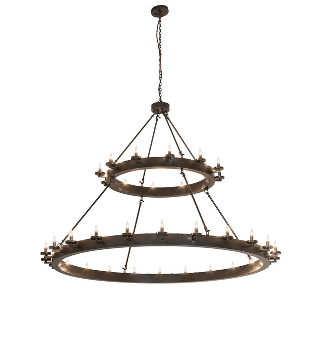 Meyda Tiffany - 259209 - 36 Light Chandelier - Loxley - Timeless Bronze Vein