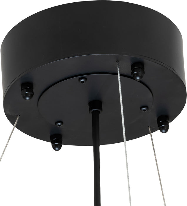 Meyda Tiffany - 259262 - LED Pendant - Cilindro - Solar Black