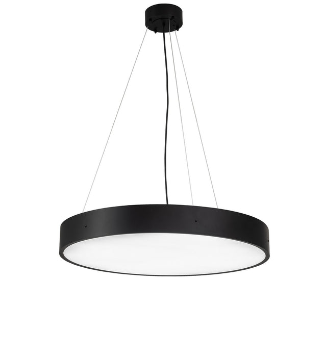 Meyda Tiffany - 259262 - LED Pendant - Cilindro - Solar Black