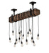 Meyda Tiffany - 259859 - 15 Light Pendant - Alva - Wrought Iron