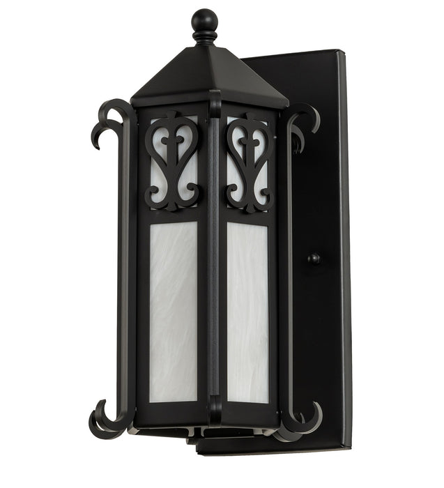 Meyda Tiffany - 265001 - One Light Wall Sconce - Caprice - Solar Black