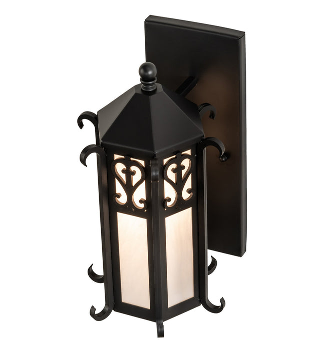 Meyda Tiffany - 265001 - One Light Wall Sconce - Caprice - Solar Black