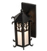 Meyda Tiffany - 265001 - One Light Wall Sconce - Caprice - Solar Black