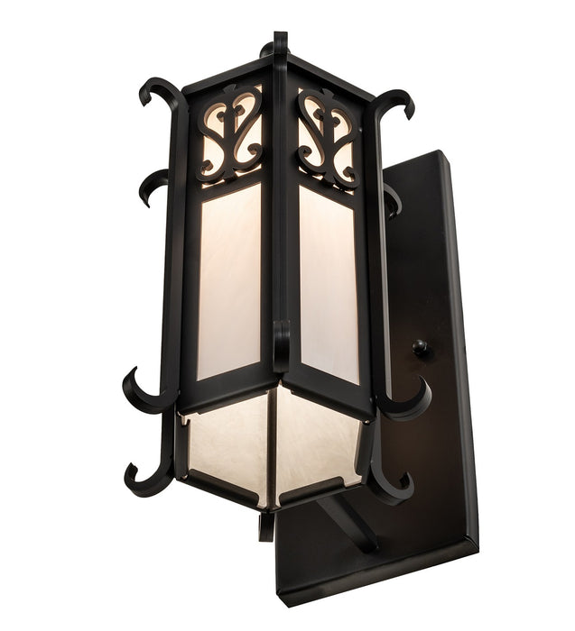 Meyda Tiffany - 265001 - One Light Wall Sconce - Caprice - Solar Black