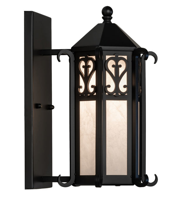 Meyda Tiffany - 265001 - One Light Wall Sconce - Caprice - Solar Black