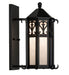 Meyda Tiffany - 265001 - One Light Wall Sconce - Caprice - Solar Black