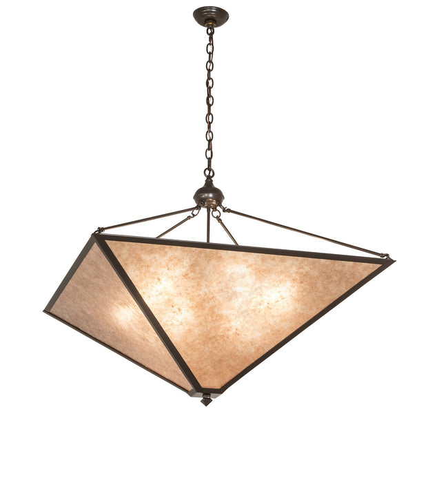 Meyda Tiffany - 267772 - Six Light Pendant - Mission - Timeless Bronze