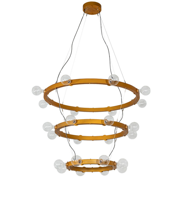 Meyda Tiffany - 267946 - 24 Light Chandelier - Manheim - Gold Metallic