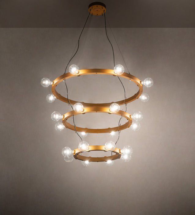 Meyda Tiffany - 267946 - 24 Light Chandelier - Manheim - Gold Metallic