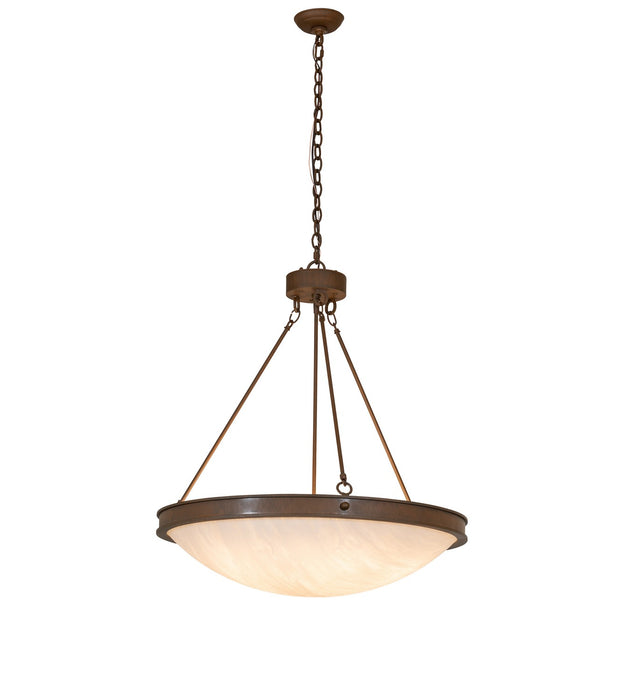 Meyda Tiffany - 268103 - Six Light Pendant - Dionne - Rustic Iron