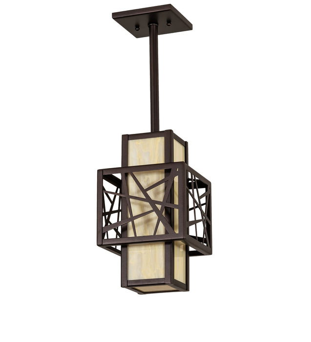 Meyda Tiffany - 268565 - LED Pendant - Quadrato - Dark Bronze