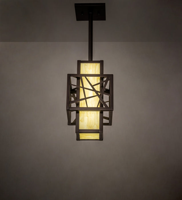 Meyda Tiffany - 268565 - LED Pendant - Quadrato - Dark Bronze