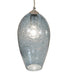 Meyda Tiffany - 268619 - Three Light Island Pendant - Crackle Orb - Brushed Nickel