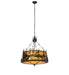 Meyda Tiffany - 268652 - Four Light Pendant - Bass And Fisherman - Solar Black