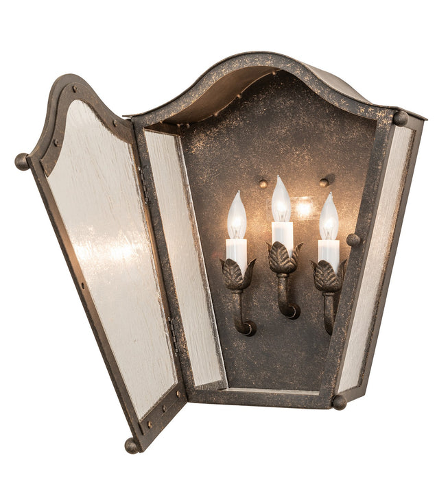 Meyda Tiffany - 269160 - Three Light Wall Sconce - Austin - Golden Bronze