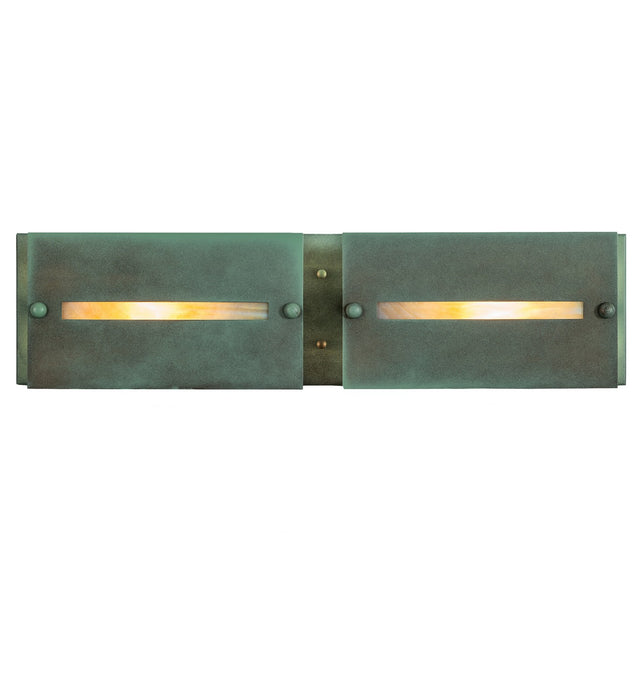 Meyda Tiffany - 269167 - Two Light Wall Sconce - Moss Creek - Verdigris