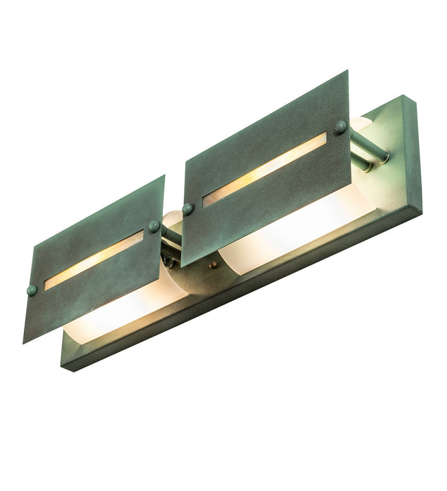 Meyda Tiffany - 269167 - Two Light Wall Sconce - Moss Creek - Verdigris