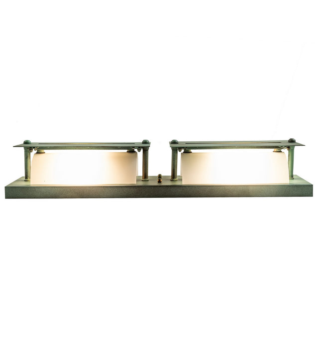 Meyda Tiffany - 269167 - Two Light Wall Sconce - Moss Creek - Verdigris