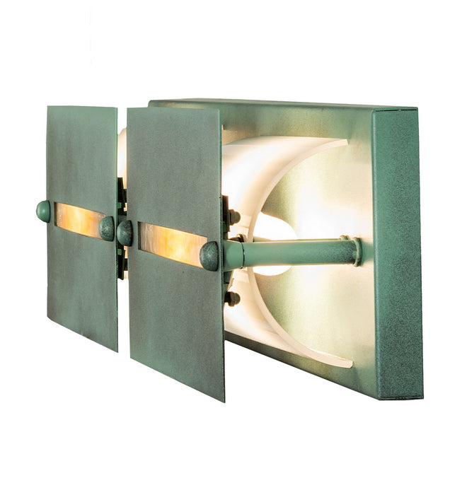 Meyda Tiffany - 269167 - Two Light Wall Sconce - Moss Creek - Verdigris