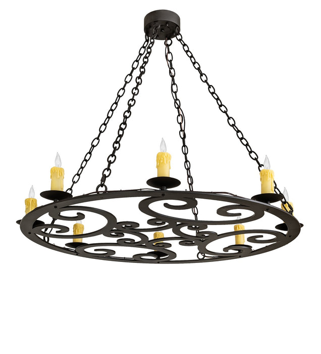 Meyda Tiffany - 269747 - Eight Light Chandelier - Ashley - Oil Rubbed Bronze