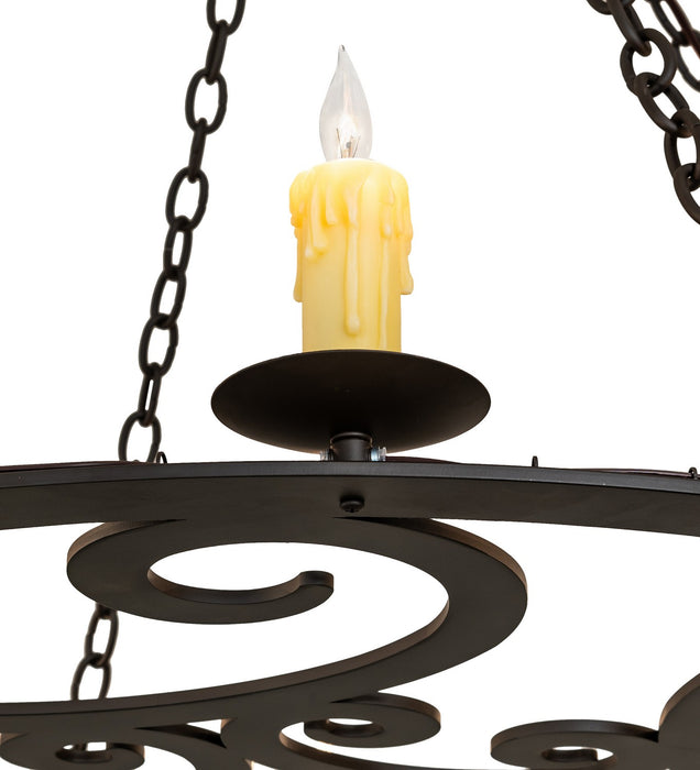 Meyda Tiffany - 269747 - Eight Light Chandelier - Ashley - Oil Rubbed Bronze