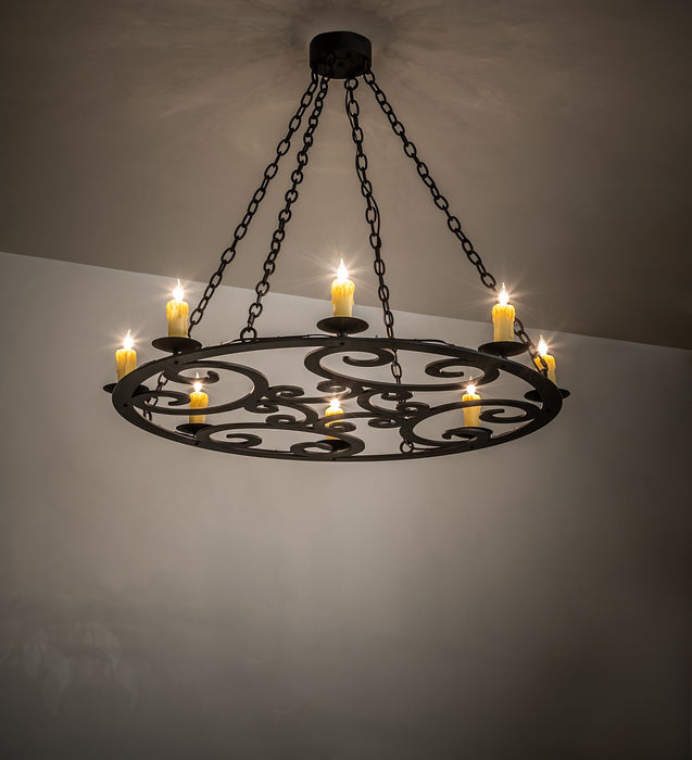 Meyda Tiffany - 269747 - Eight Light Chandelier - Ashley - Oil Rubbed Bronze