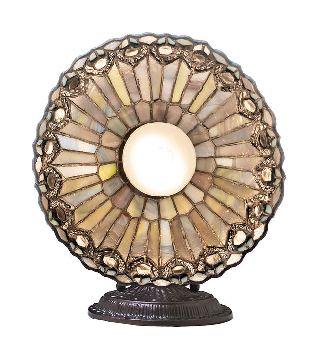 Meyda Tiffany - 270802 - One Light Wall Sconce - Tiffany Jeweled Peacock - Mahogany Bronze