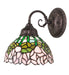 Meyda Tiffany - 270876 - One Light Wall Sconce - Tiffany Cabbage Rose - Mahogany Bronze