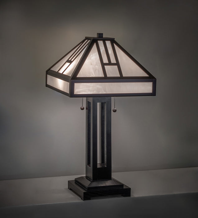 Meyda Tiffany - 270904 - Two Light Table Lamp - Mission - Mahogany Bronze