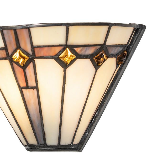 Meyda Tiffany - 271310 - One Light Wall Sconce - Belvidere - Mahogany Bronze