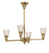 Meyda Tiffany - 271776 - Four Light Chandelier - Revival - Polished Brass