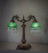 Meyda Tiffany - 271967 - Two Light Table Lamp - Roussillon - Mahogany Bronze