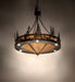 Meyda Tiffany - 266997 - 12 Light Pendant - Wildlife At Dusk - Antique Copper