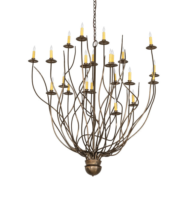 Meyda Tiffany - 268164 - 22 Light Chandelier - Sycamore - Antique Copper