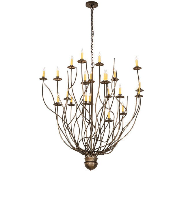 Meyda Tiffany - 268164 - 22 Light Chandelier - Sycamore - Antique Copper