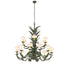 Meyda Tiffany - 270057 - 18 Light Chandelier - Tiki - Avocado Peel