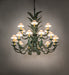 Meyda Tiffany - 270057 - 18 Light Chandelier - Tiki - Avocado Peel